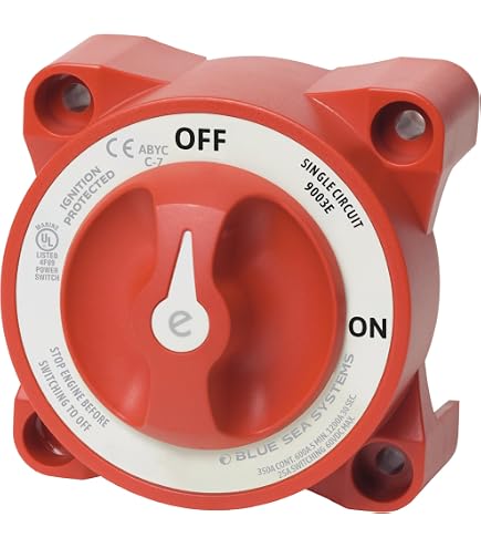 Amazon.com: Perko 9601DP Battery Disconnect Switch, Red : Perko